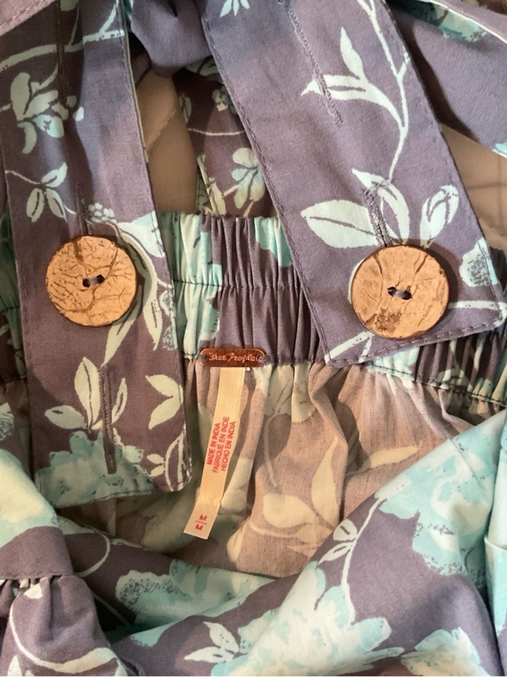 Free People Blue Floral Mini Dress - Picture 11 of 11